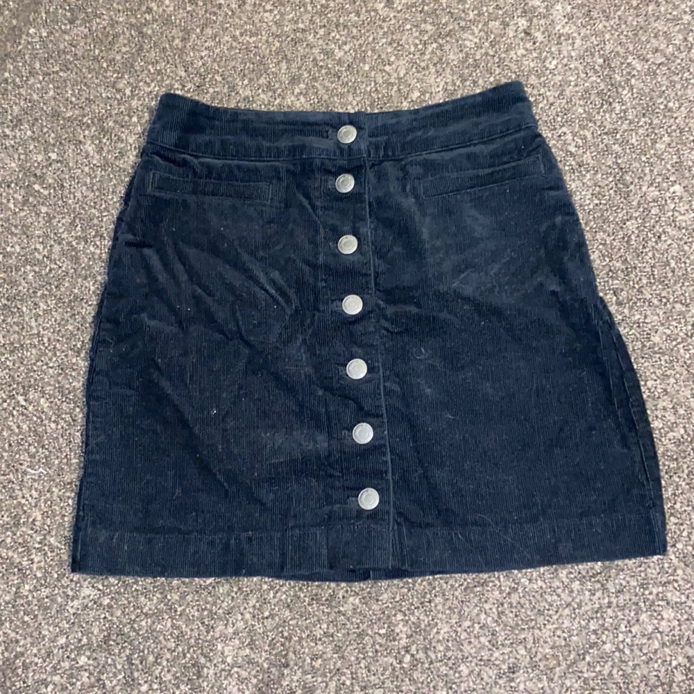 Wilfred free black corduroy skirt